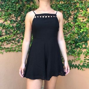 Urban Outfitters Strappy Black Romper